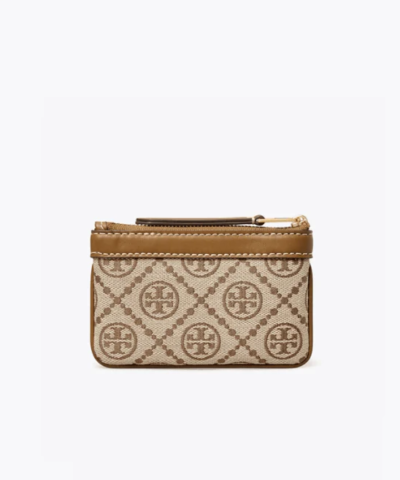 Tory Burch T Monogram Card Case Key Ring