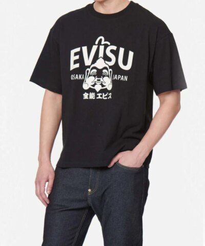 Evisu Seagull And Godhead Printed T-Shirt