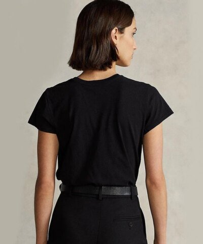 Polo Ralph Lauren Sequins Logo Short Sleeves-T-Shirt