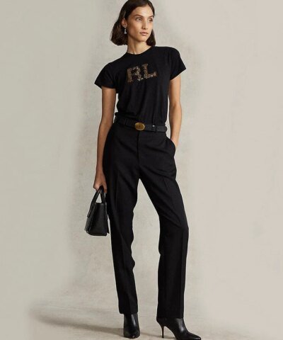 Polo Ralph Lauren Sequins Logo Short Sleeves-T-Shirt