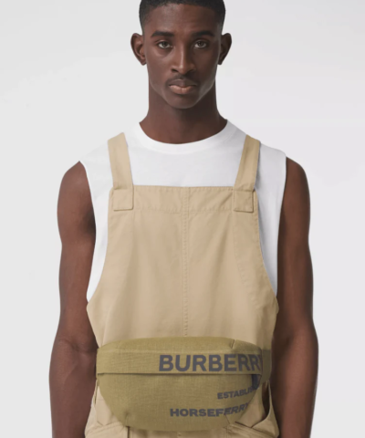 Burberry Horseferry Print Nylon Canvas Sonny Bum Bag