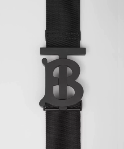 Burberry Horseferry Print Nylon Canvas Sonny Bum Bag In Black