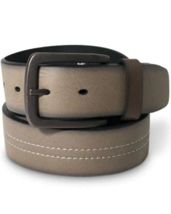 Levi's Bridle Center Contrast-Stitch Leather Belt