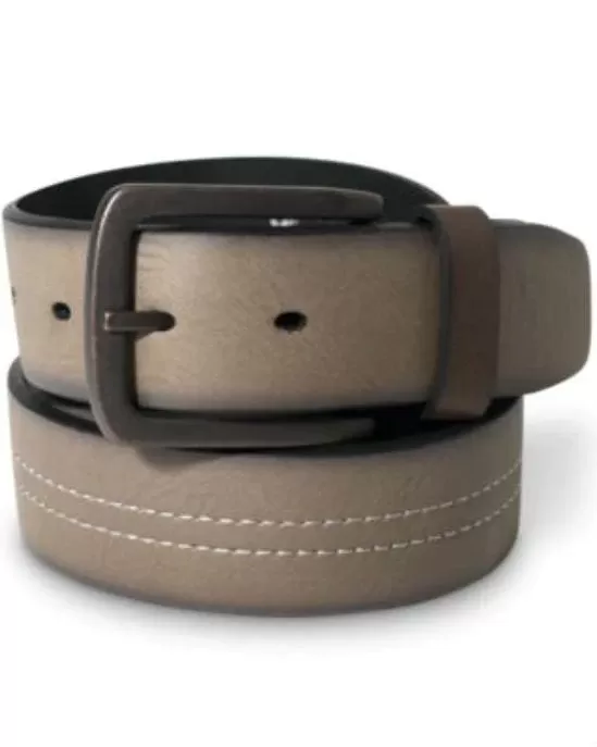 Levi's Bridle Center Contrast-Stitch Leather Belt