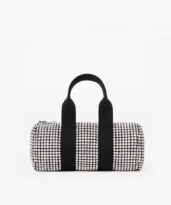 Alexander Wang Men's Heiress Rhinestone Pouch, White