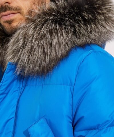 Army By Yves Salomon Long Fox-Fur Down Jacket