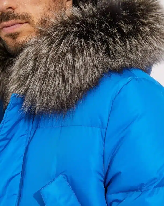 Army By Yves Salomon Long Fox-Fur Down Jacket
