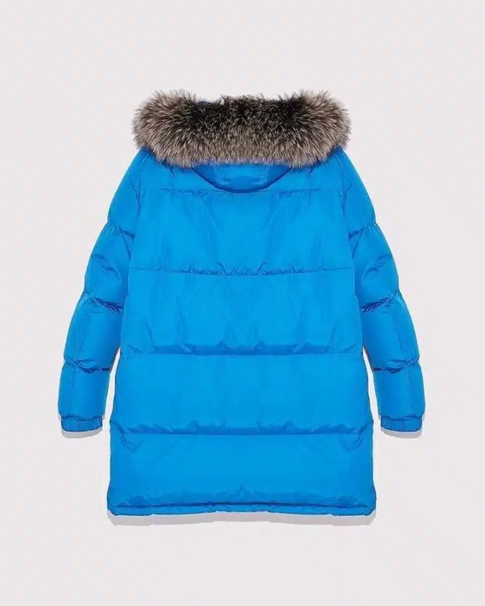 Army By Yves Salomon Long Fox-Fur Down Jacket