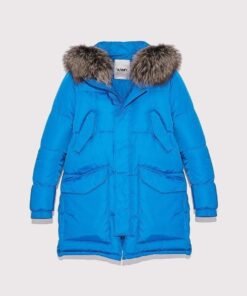 Army By Yves Salomon Long Fox-Fur Down Jacket