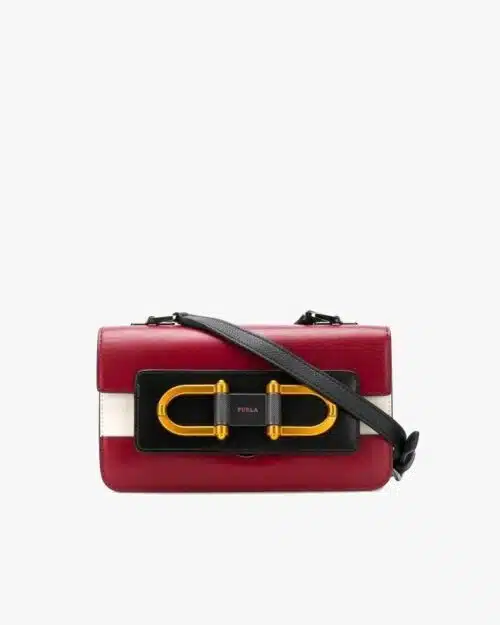 Furla Bellaria Mini Crossbody, Dark Red