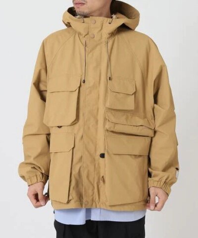 Daiwa Pier39 Gore-Tex Infinium Hooded Mountain Jacket, Beige