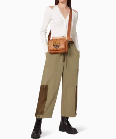 MCM Women's Klassik Geo Laurel Small Crossbody