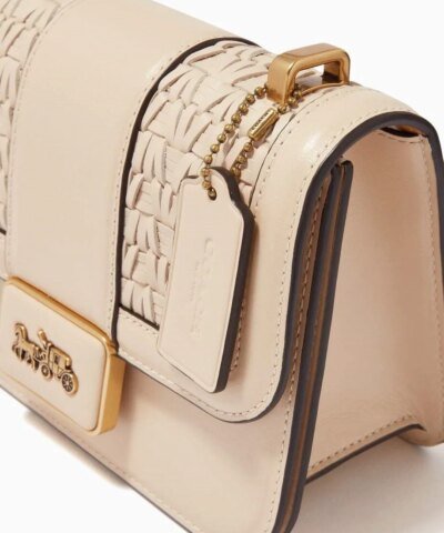 Coach Alie Shoulder Bag 18 With Weaving