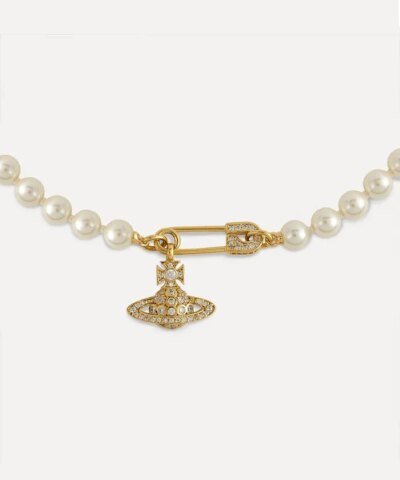 Vivienne Westwood Lucrece Pearl Gold Necklace