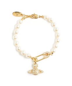 Vivienne Westwood Lucrece Pearl Gold Bracelet