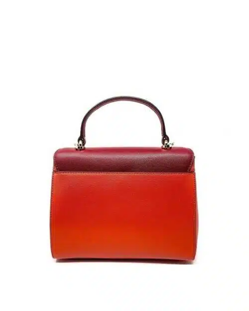 Michael Kors Mott Medium Leather Satchel Convertible Crossbody Bag