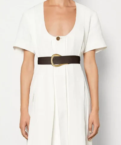 Bottega Veneta Women's Black Belt