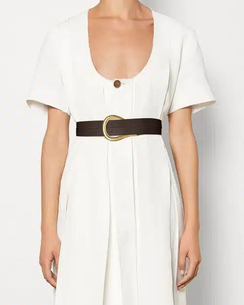 Bottega Veneta Women's Black Belt
