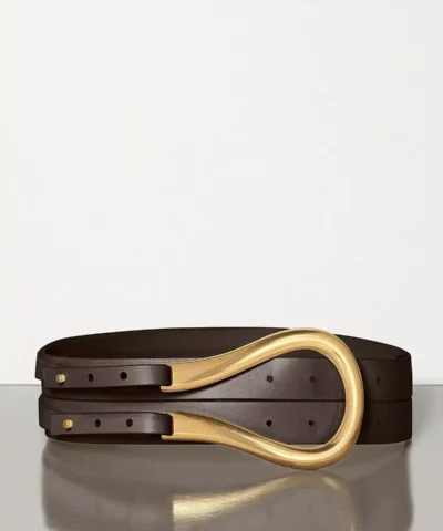 Bottega Veneta Women's Black Belt