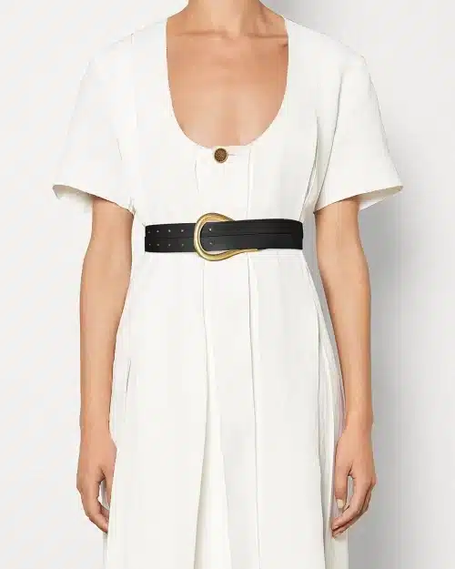 Bottega Veneta Women's Black Belt