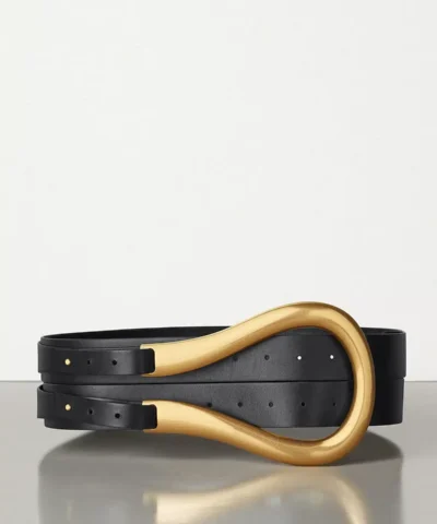Bottega Veneta Women's Black Belt
