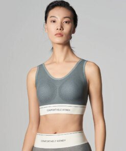 AIMER CHUANG Mingdong 2 Series U-Neck Unsupported Hidden Hole Cup Vest Bra