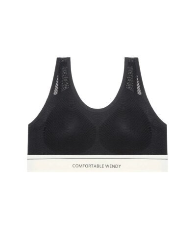 AIMER CHUANG Mingdong 2 Series U-Neck Unsupported Hidden Hole Cup Vest Bra