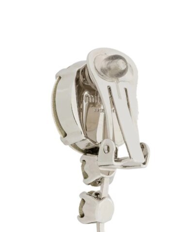 Miu Miu Crystal And Pendant Earrings