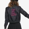 Fred Perry x Amy Winehouse Embroidered Lyric Jacket, Black