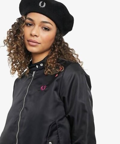 Fred Perry x Amy Winehouse Embroidered Lyric Jacket, Black