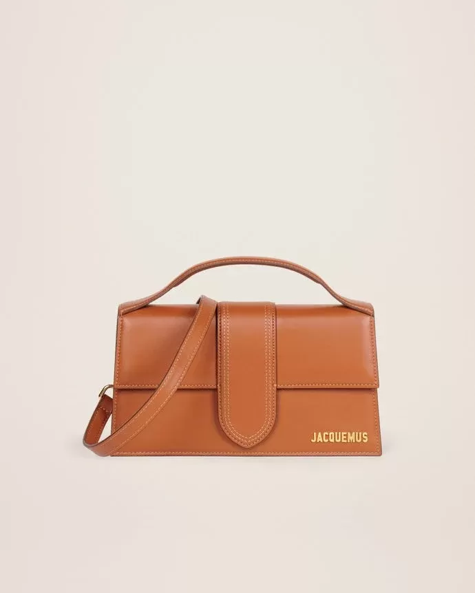 Jacquemus Le Grand Bambino Crossbody Flap Bag.