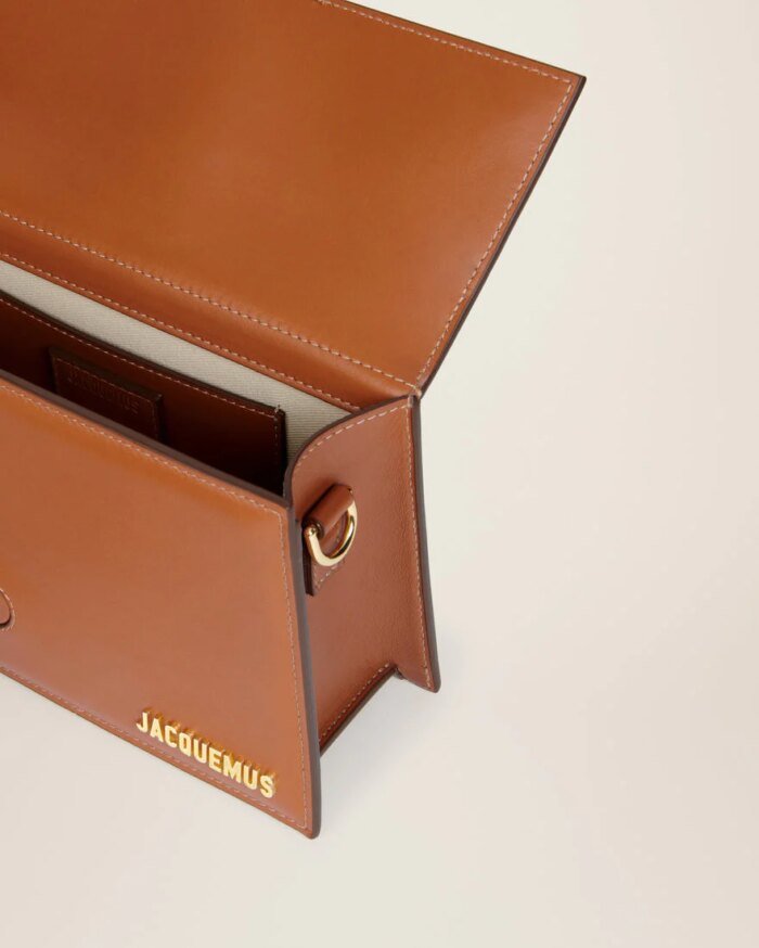 Jacquemus Le Grand Bambino Crossbody Flap Bag.