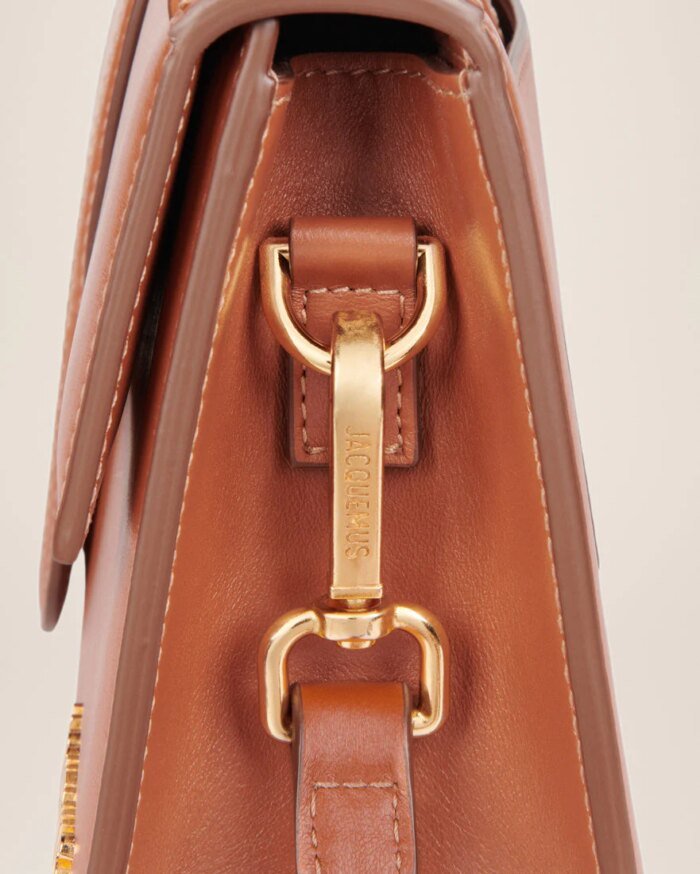 Jacquemus Le Grand Bambino Crossbody Flap Bag.