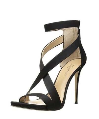 VINCE CAMUTO Devin Satin High-Heel Ankle Strap Sandals