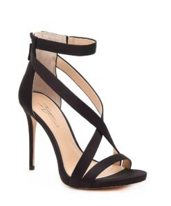 VINCE CAMUTO Devin Satin High-Heel Ankle Strap Sandals