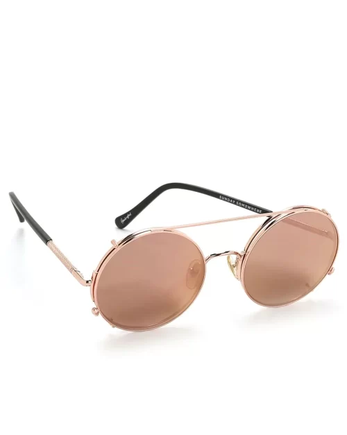 Sunday Somewhere Metallic Valentine Sunglasses