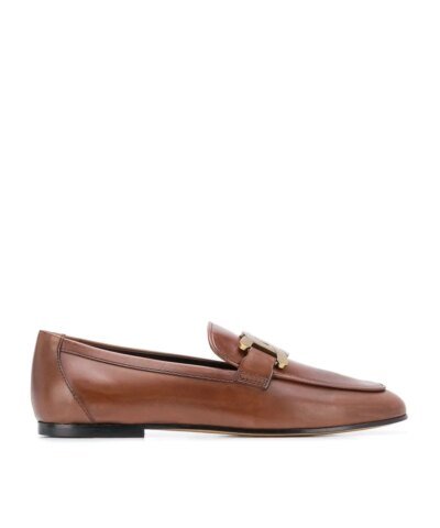 Tod's Almond-Toe Leather Loafers