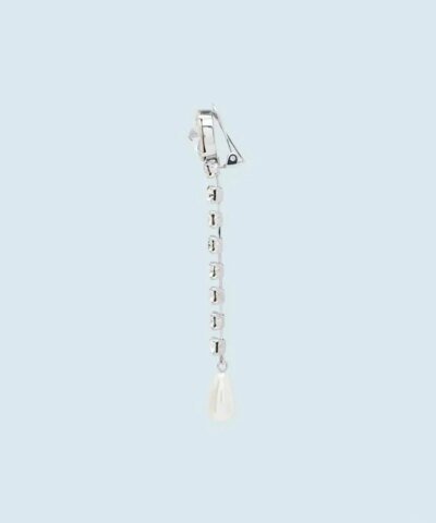 Miu Miu Crystal And Pendant Earrings