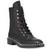 Stuart Weitzman Sondra Faux Pearl Combat Boots