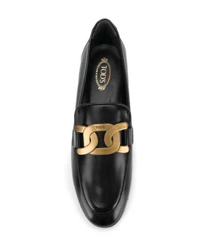 Tod's Almond-Toe Leather Loafers