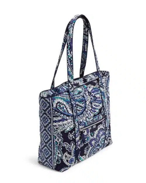 Vera Bradley Iconic Small Vera Tote in Deep Night Paisley