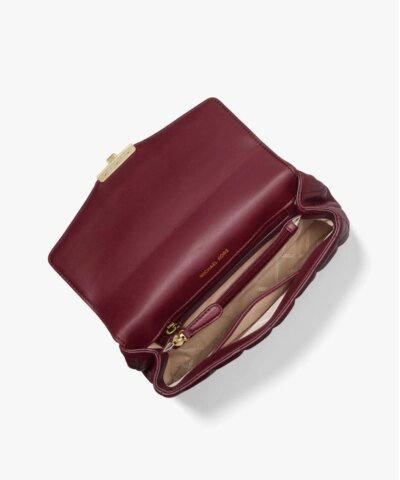 Michael Kors SoHo Large Quilted Leather Shoulder Bag, Red