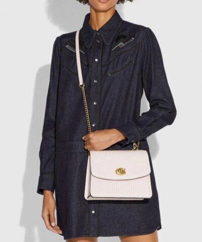 Coach Parker Top Handle With Quilting