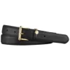 Lauren Ralph Lauren Textured Leather Belt WHITE L - Fashionbarn shop