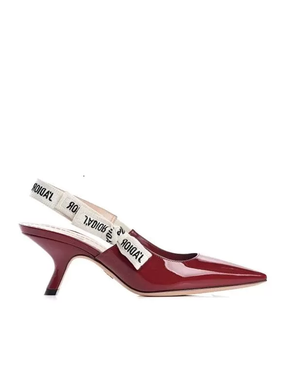 Dior J'Adior Red Patent Calfskin Slingback