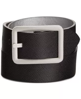 Style Co. Reversible Belt BlackSilver S - Fashionbarn shop