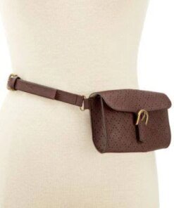 Style Co. Perforated Fanny Pack Black S - Fashionbarn shop