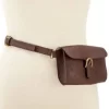 Style Co. Perforated Fanny Pack Brown M - Fashionbarn shop