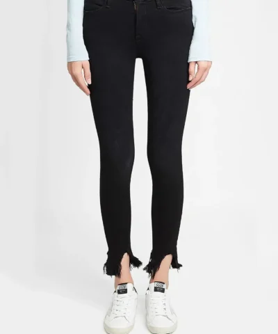 Frame Le High Skinny Stiletto Hem Jeans