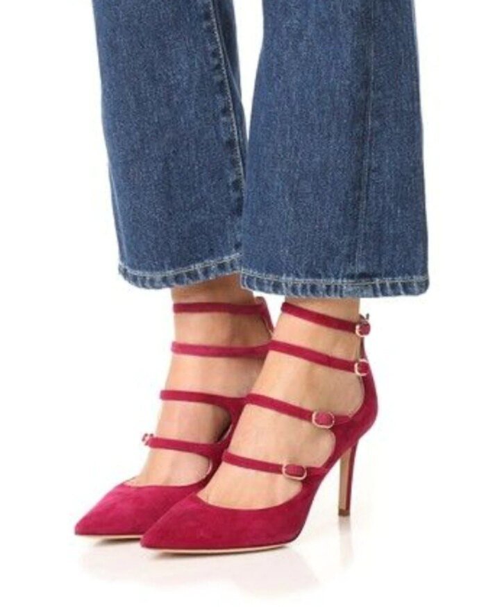 Marion Parke Mitchell Strappy Mary Jane High-Heel Pumps